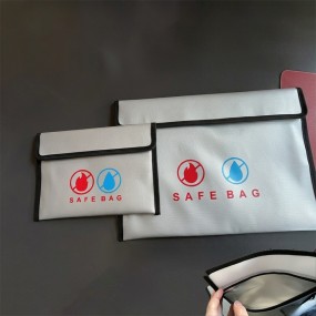 Feuerfeste Dokumententasche mit Logo bedrucken lassen –...
