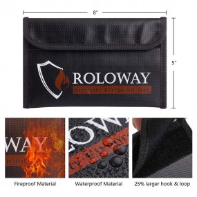 Feuerfester Dokumentenbeutel mit Logo – Werbeartikel in...