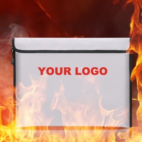 Feuerfeste Dokumententasche mit Logo bedrucken lassen –...
