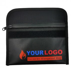 Feuerfester Dokumentenbeutel mit Logo – Werbeartikel in...