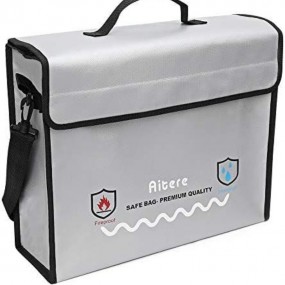 Feuerfeste / Wasserabweisende Dokumententasche bedrucke...