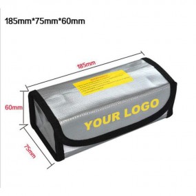 Personalisierte feuerfeste Tasche für Lithium Batterien