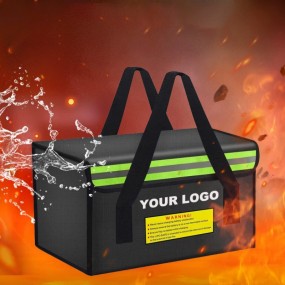 Individuelle Brandschutztasche mit Firmenlogo gestalten
